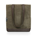 Khaki Green with Brown Accents