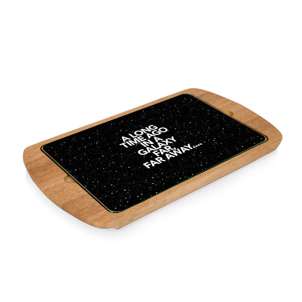 Star Wars Scroll - Billboard Glass Top Serving Tray-Picnic Time Family of Brands
