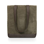 Khaki Green with Brown Accents