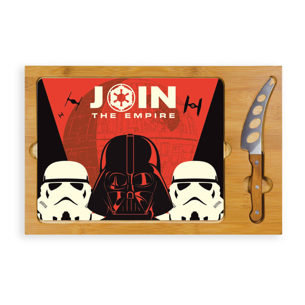 Star Wars Empire - Icon Glass Top Cutting Board & Knife Set-Picnic Time Family of Brands