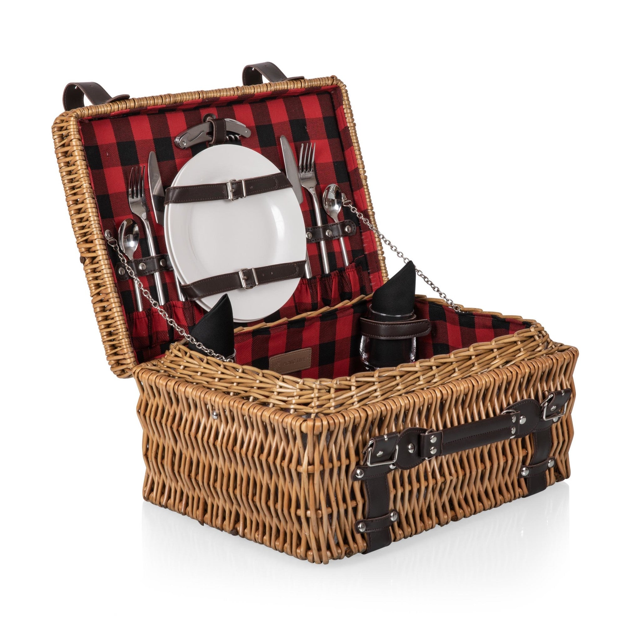Red & Black Buffalo Plaid Pattern