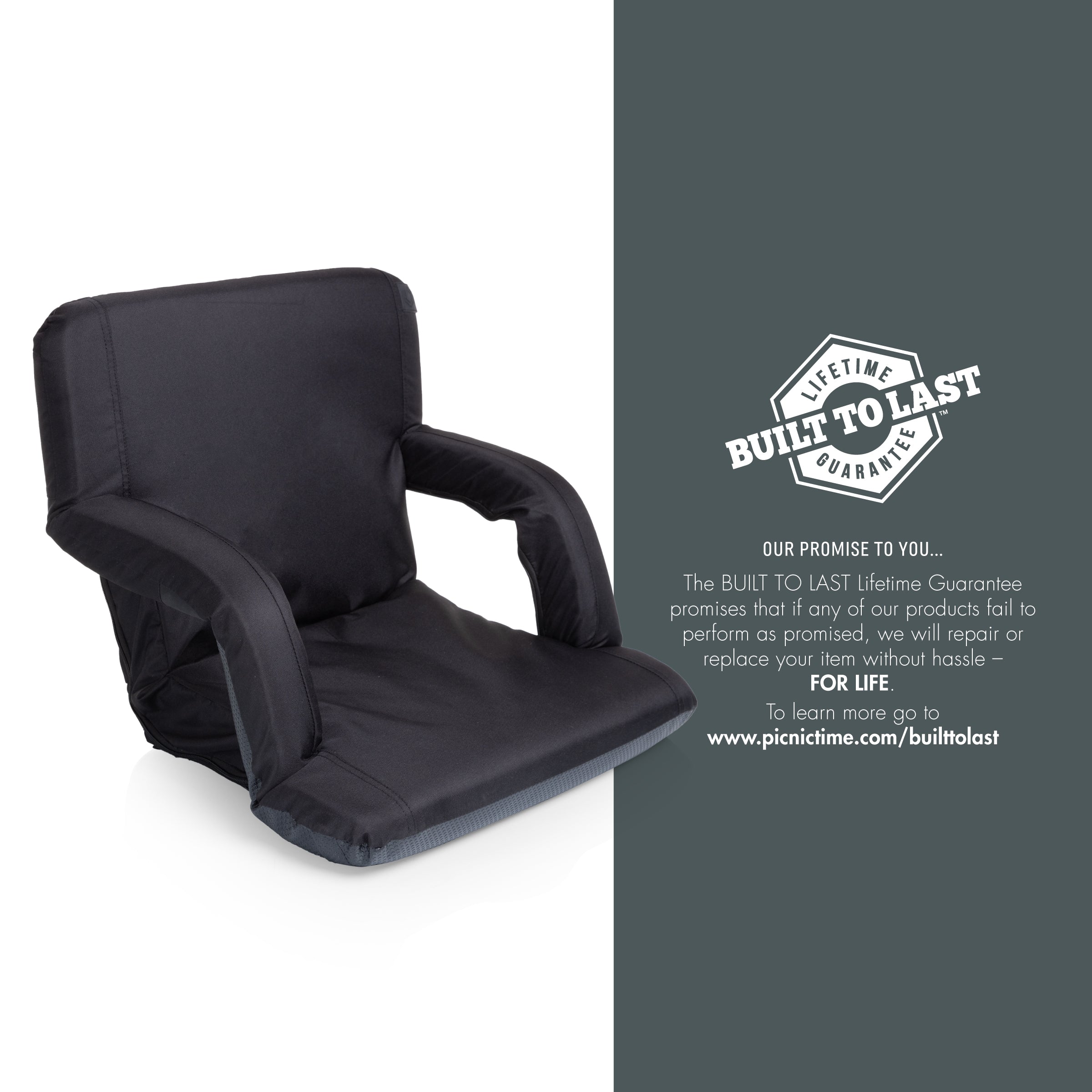 Ventura Portable Reclining Stadium Seat-Picnic Time Family of Brands