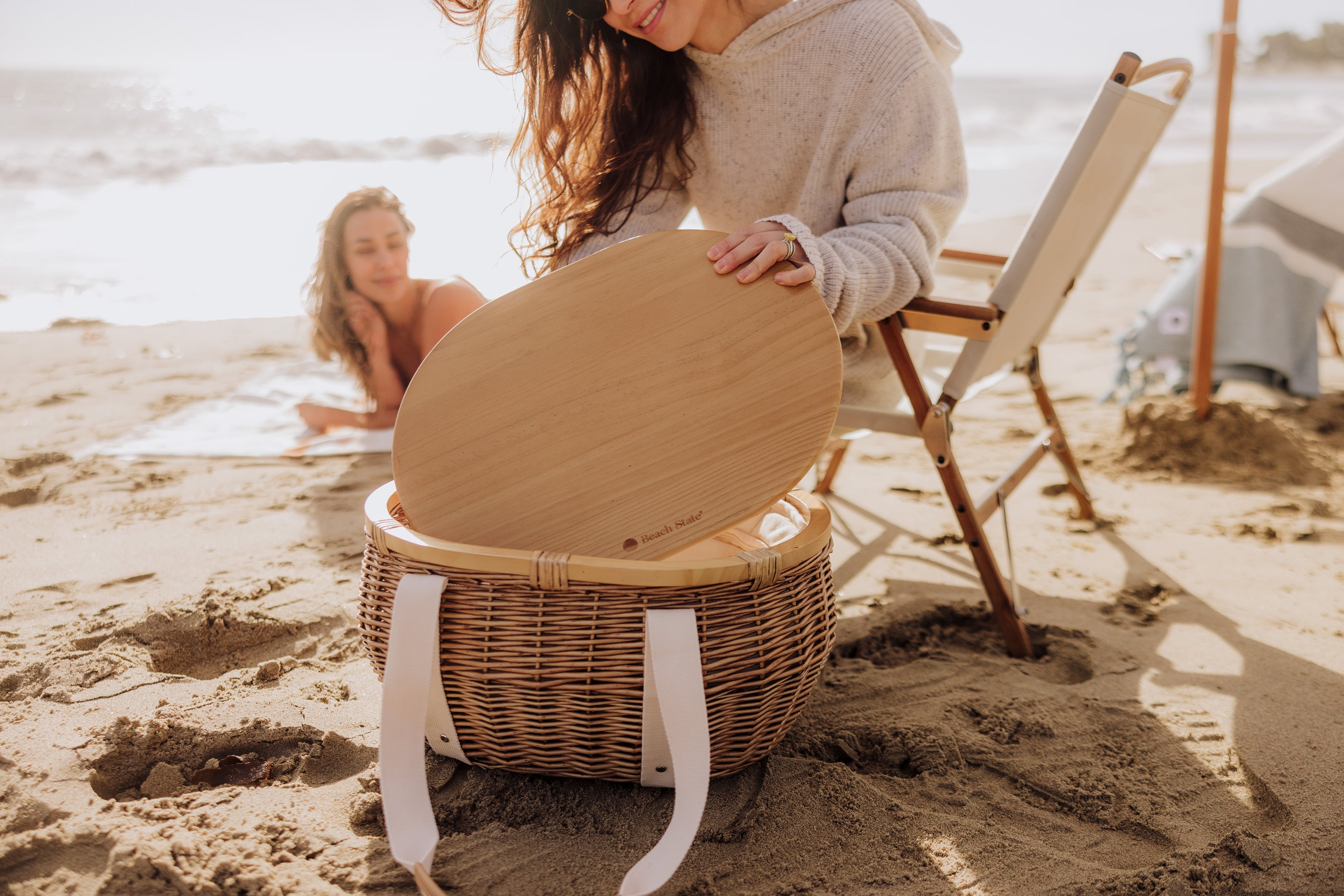 Castaway Insulated Cooler Picnic Basket-Picnic Time Family of Brands