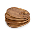Wine Appetizer Plate Set Of 4-Picnic Time Family of Brands