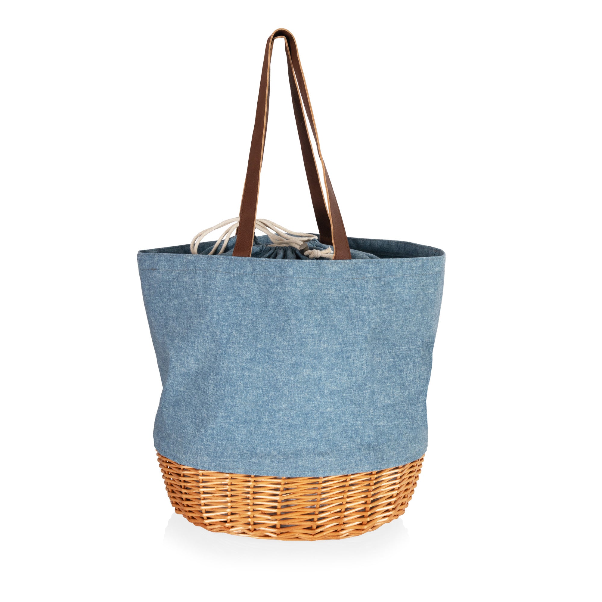 Chambray with Beige Accents