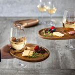 Wine Appetizer Plate Set Of 4-Picnic Time Family of Brands