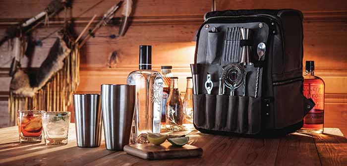 Bar Backpack Portable Cocktail Set