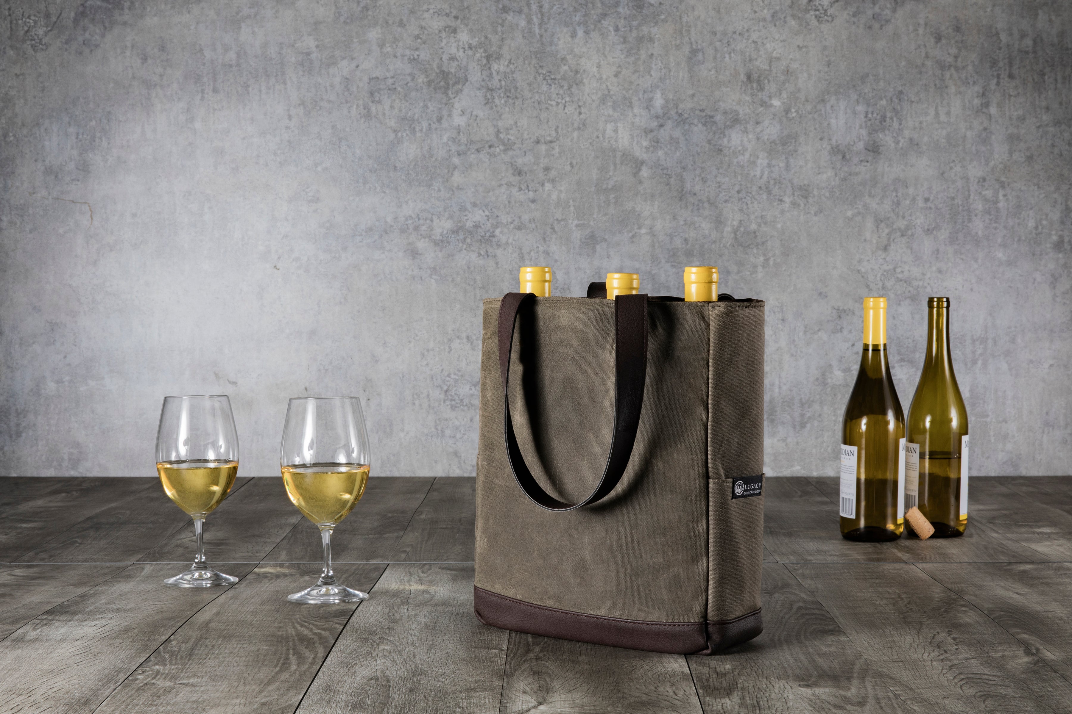 3 Bottle Insulated Wine Cooler Bag-Picnic Time Family of Brands