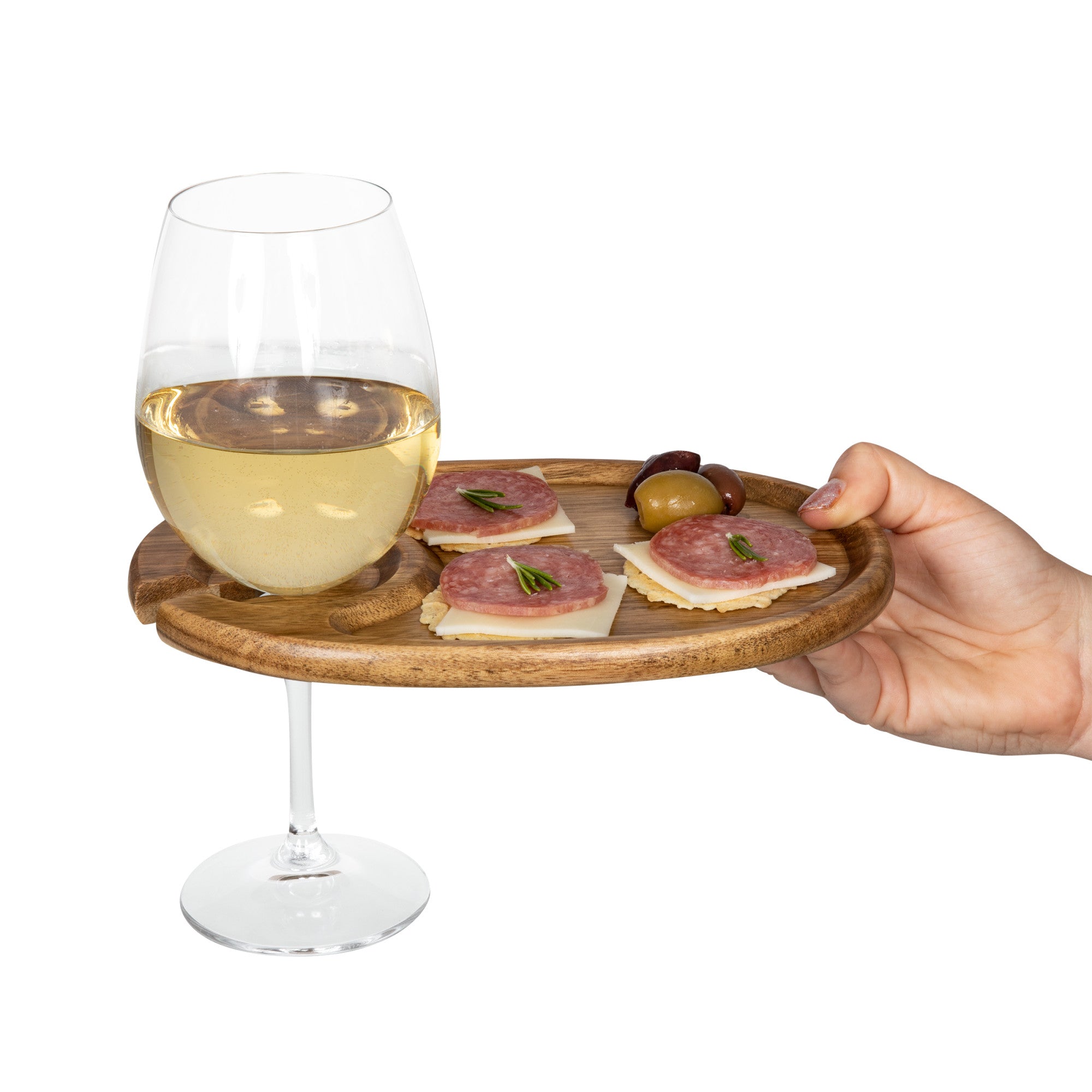 Wine Appetizer Plate Set Of 4-Picnic Time Family of Brands
