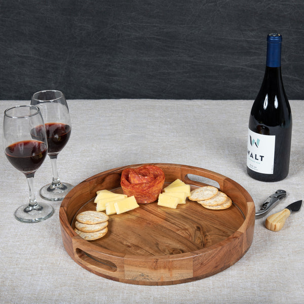Barista Serving Tray with Glass Insert-Picnic Time Family of Brands