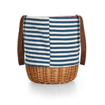 Navy Blue & White Stripe