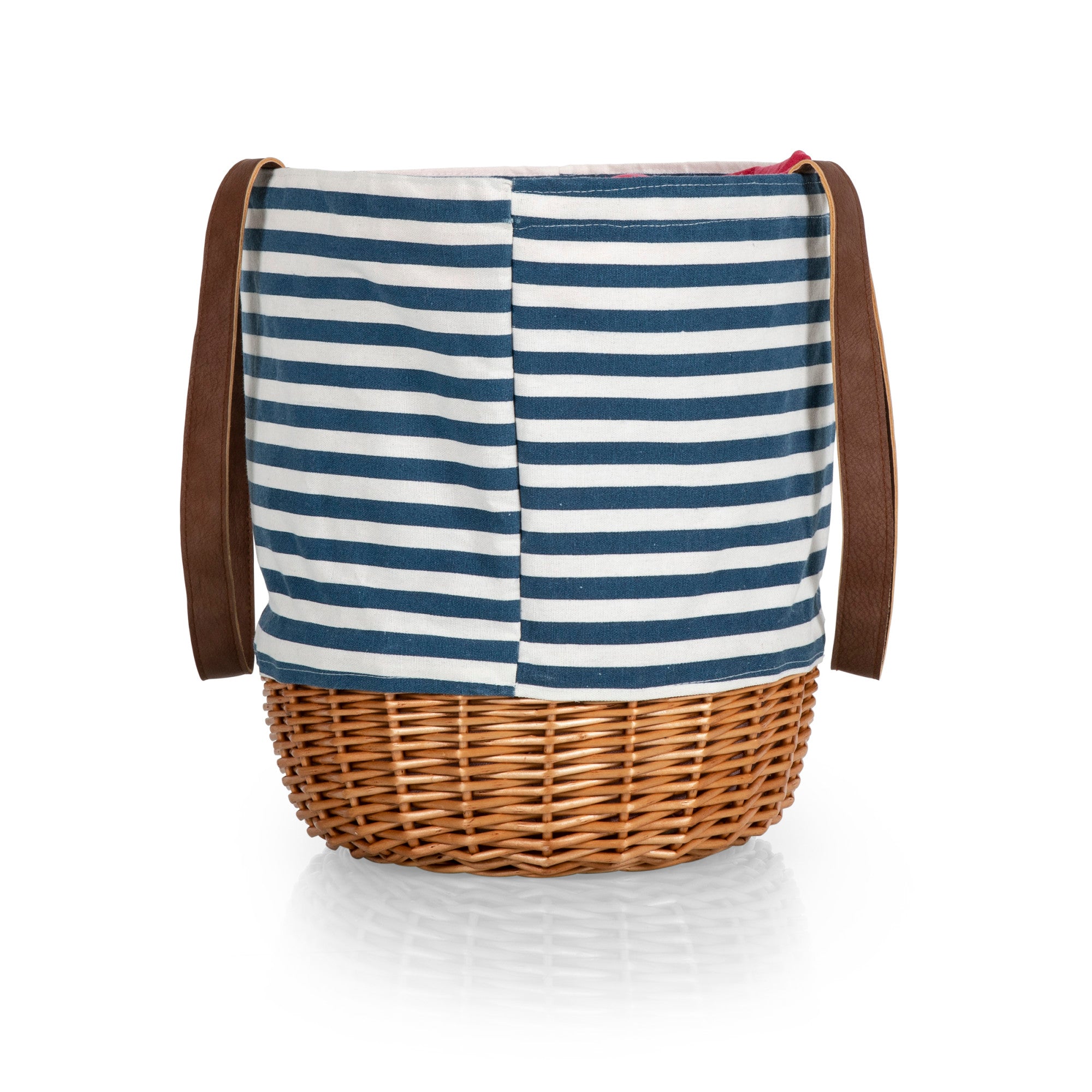 Navy Blue & White Stripe