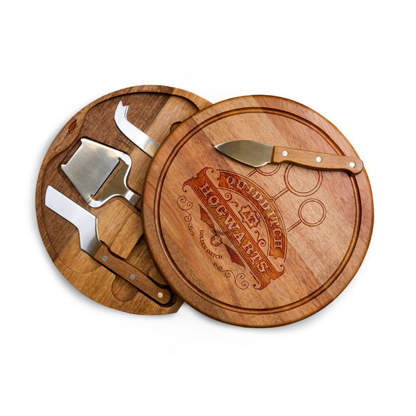Harry Potter - Acacia Circo Cheese Cutting Board & Tools Set-Picnic Time Family of Brands