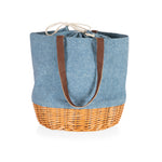 Chambray with Beige Accents