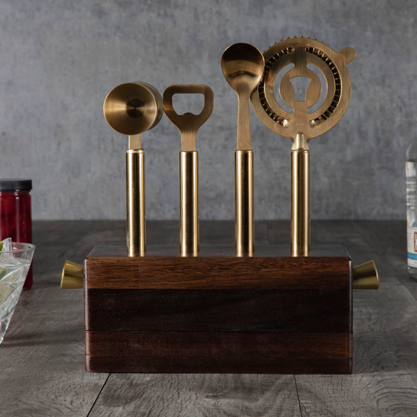 Sidecar 5-Piece Bar Tool Set-Picnic Time Family of Brands