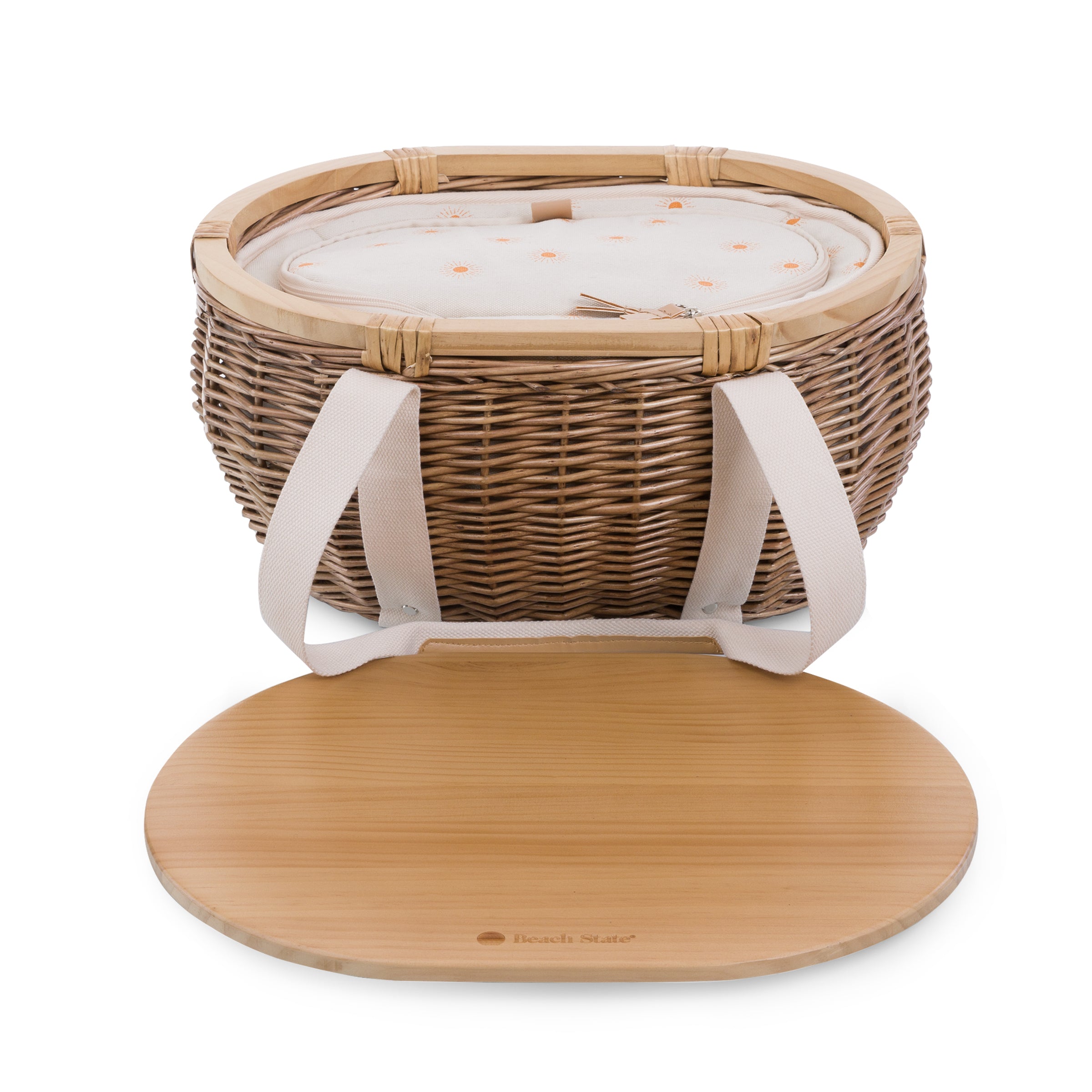 Castaway Insulated Cooler Picnic Basket-Picnic Time Family of Brands