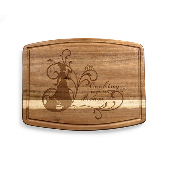 Princess & the Frog - Ovale Acacia Cutting Board-Picnic Time Family of Brands
