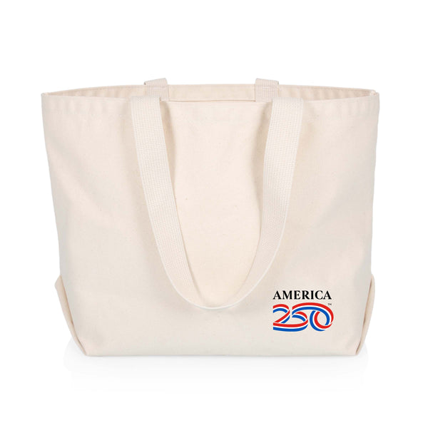 America250 - XL Canvas Tote Bag Made in USA-Picnic Time Family of Brands