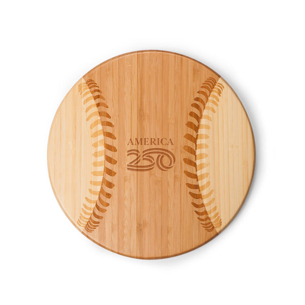 America250 - Home Run! Baseball Cutting Board & Serving Tray-Picnic Time Family of Brands