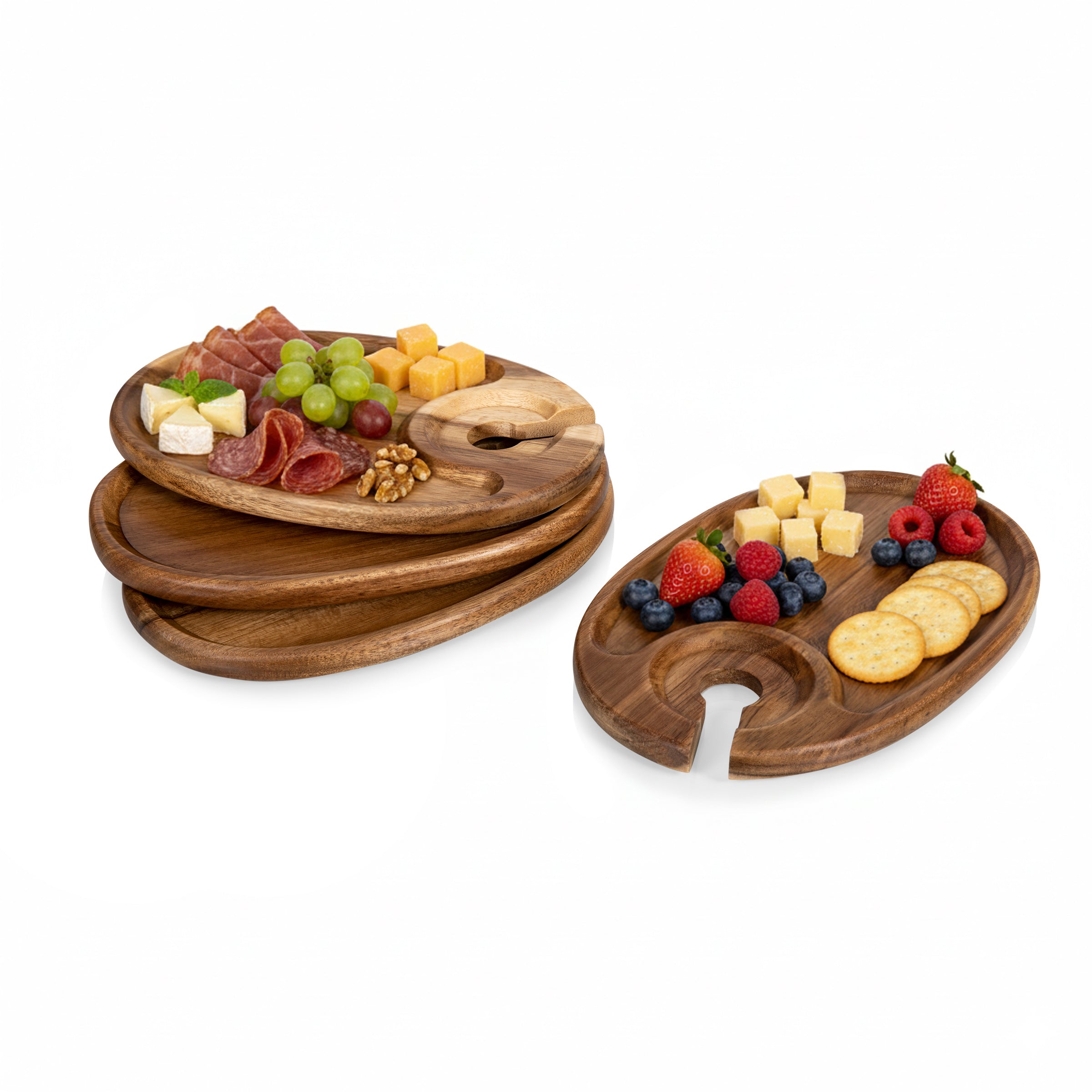 Wine Appetizer Plate Set Of 4-Picnic Time Family of Brands