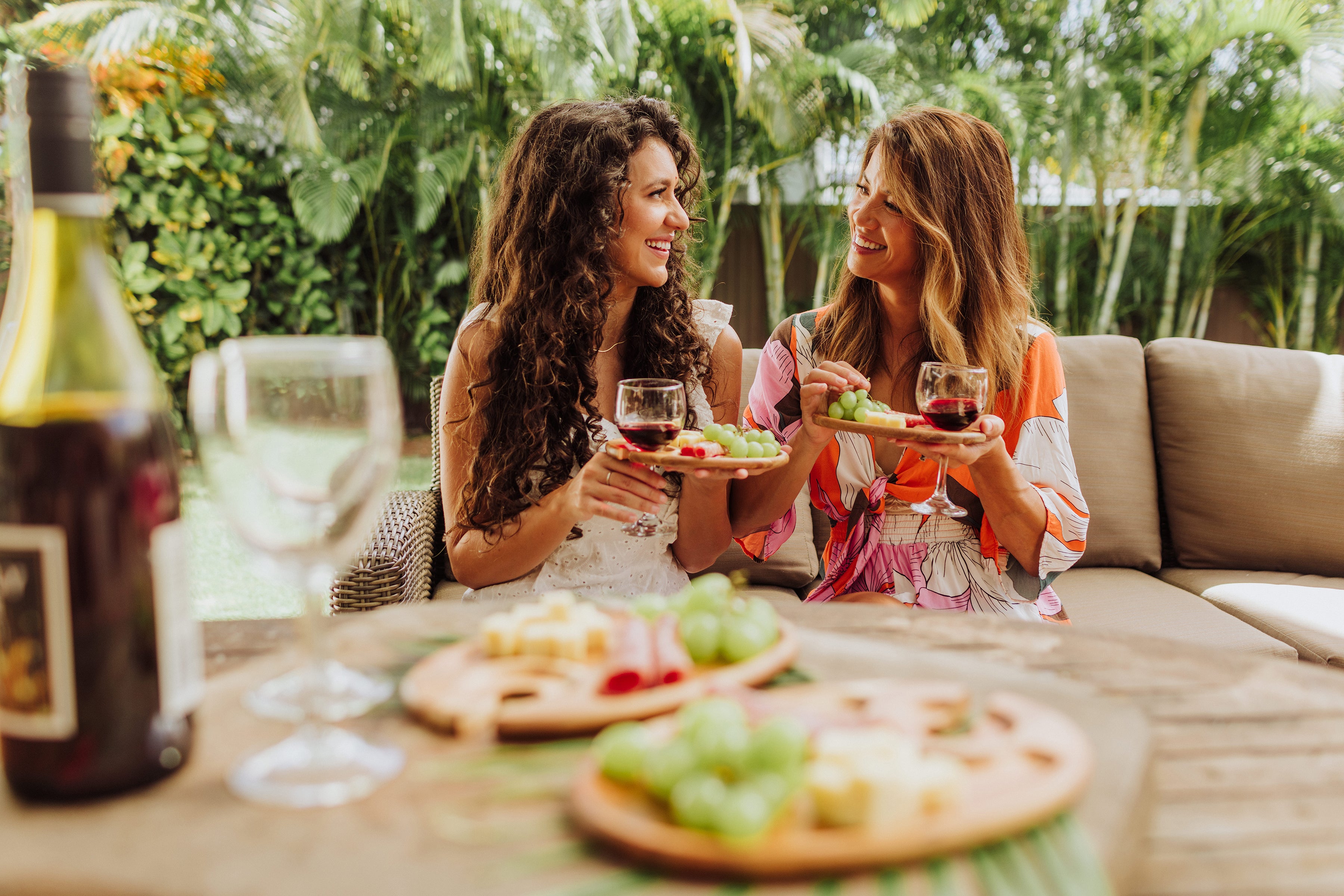 Wine Appetizer Plate Set Of 4-Picnic Time Family of Brands