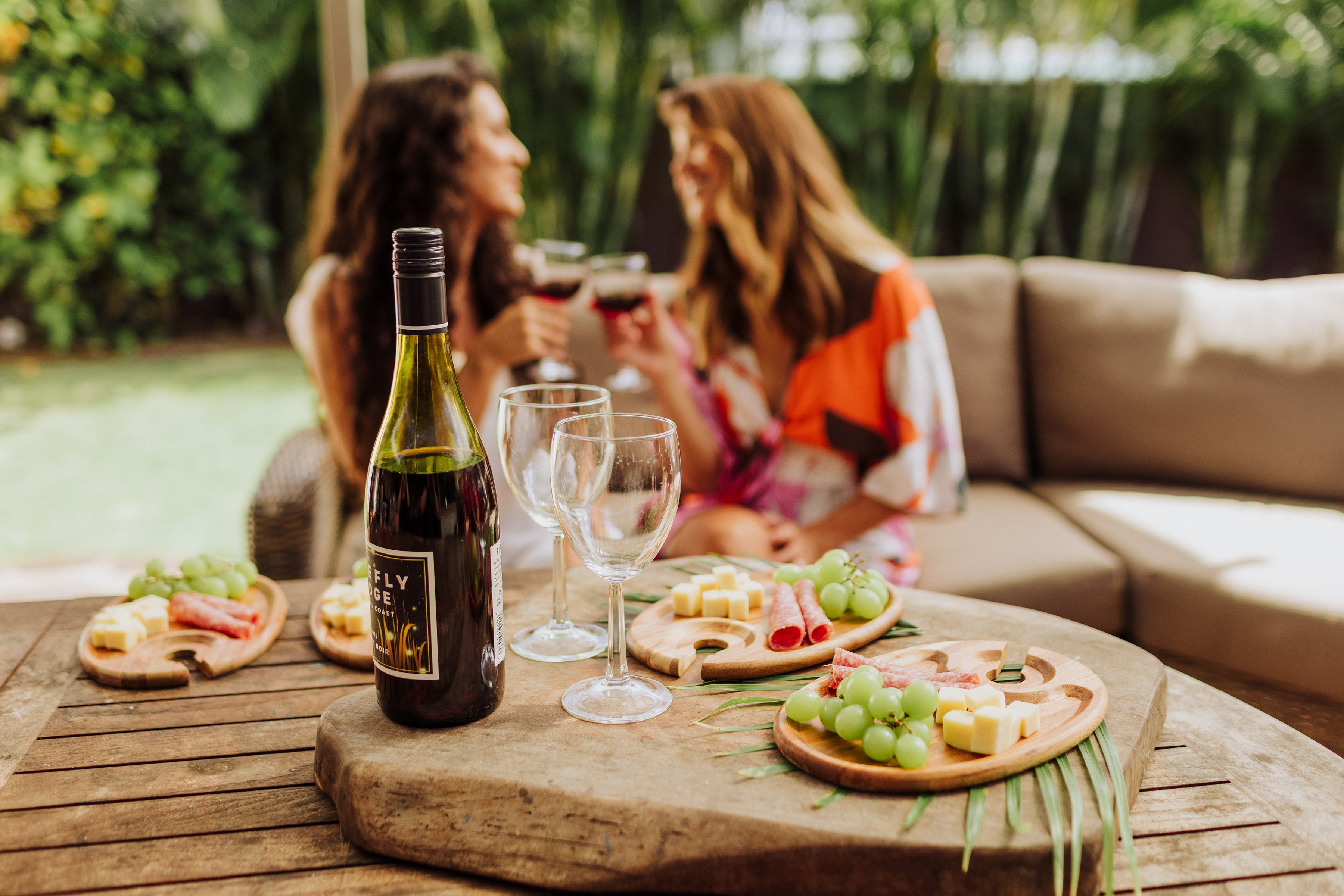 Wine Appetizer Plate Set Of 4-Picnic Time Family of Brands