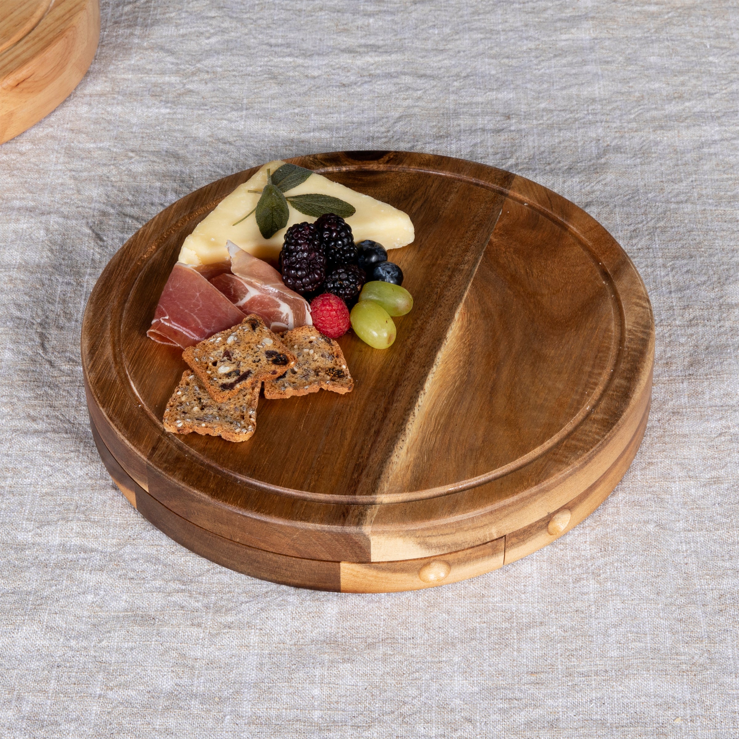 Acacia Circo Cheese Cutting Board & Tools Set-Picnic Time Family of Brands
