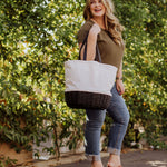 Coronado Canvas and Willow Basket Tote-Picnic Time Family of Brands