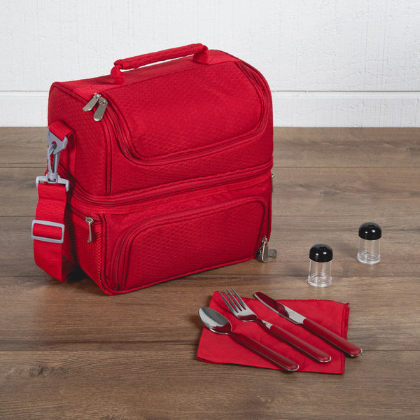 Pranzo Lunch Bag Cooler with Utensils-Picnic Time Family of Brands
