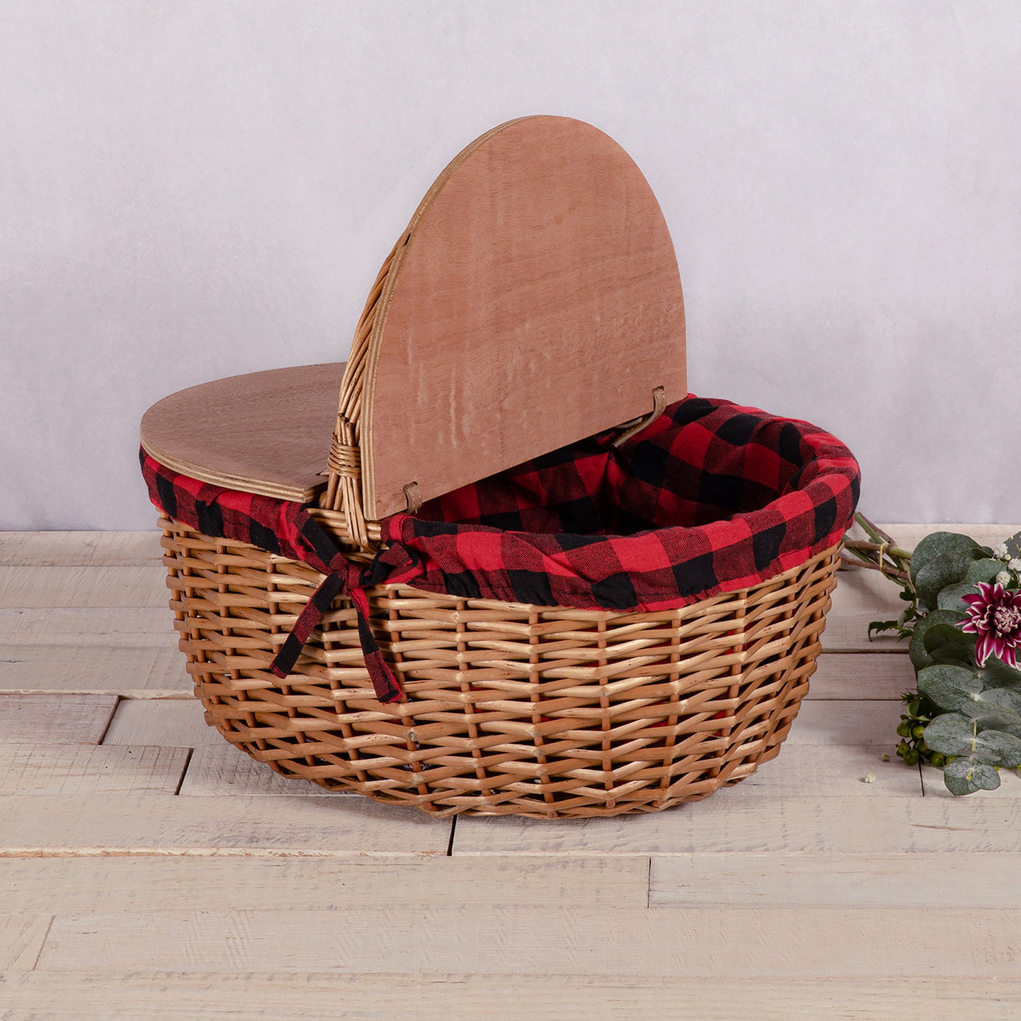 Red & Black Buffalo Plaid Pattern