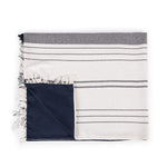 White & Blue Stripe
