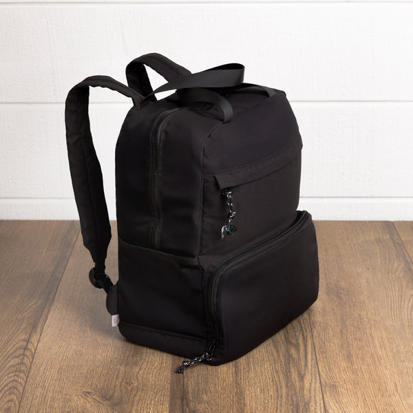 Travel Convertible Backpack with Cooler - Black-Picnic Time Family of Brands