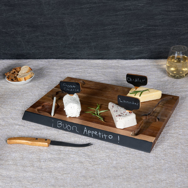 Delio Acacia Cheese Cutting Board & Tools Set-Picnic Time Family of Brands