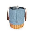 Coronado Canvas and Willow Basket Tote-Picnic Time Family of Brands