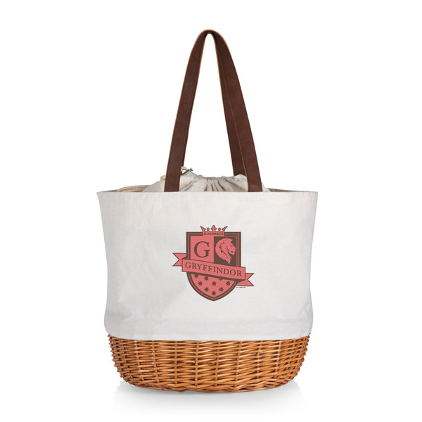 Harry Potter - Coronado Canvas and Willow Basket Tote-Picnic Time Family of Brands