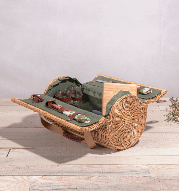 Verona Wine & Cheese Picnic Basket-Picnic Time Family of Brands