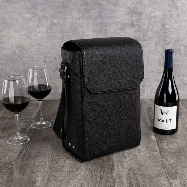 Barossa Two Bottle Leatherette Wine Tote-Picnic Time Family of Brands