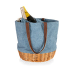 Coronado Canvas and Willow Basket Tote-Picnic Time Family of Brands