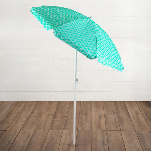 5.5 Ft. Portable Beach Umbrella-Picnic Time Family of Brands